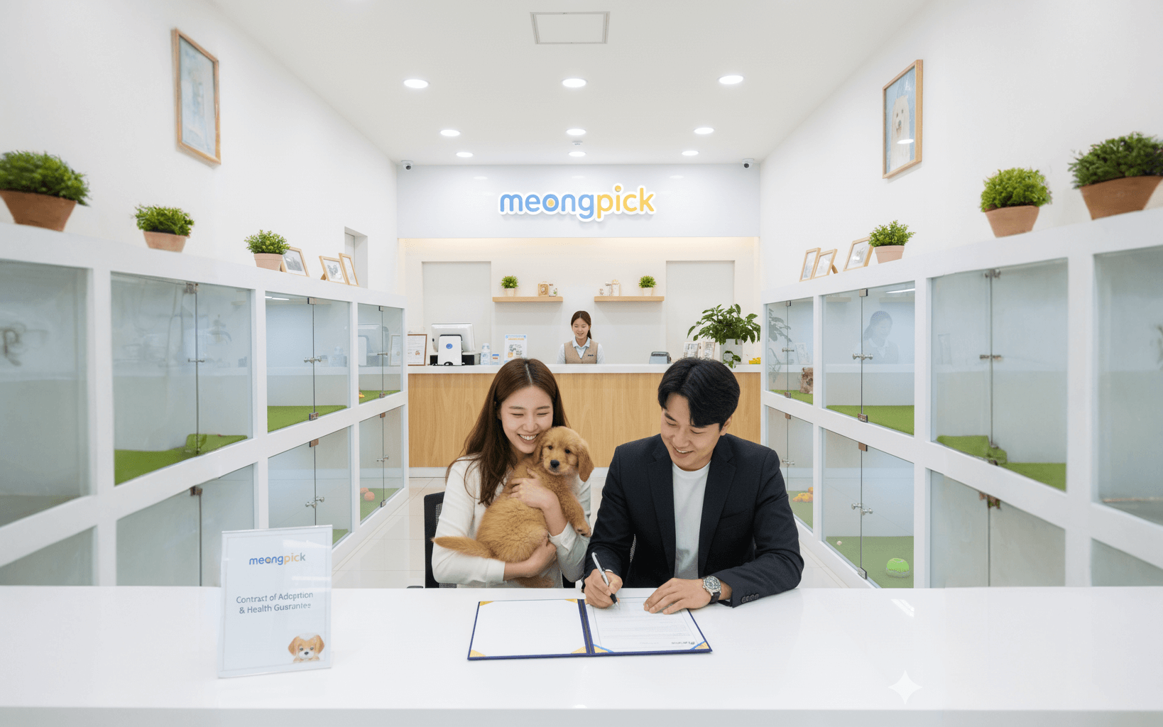 분양 후 행복한 가족